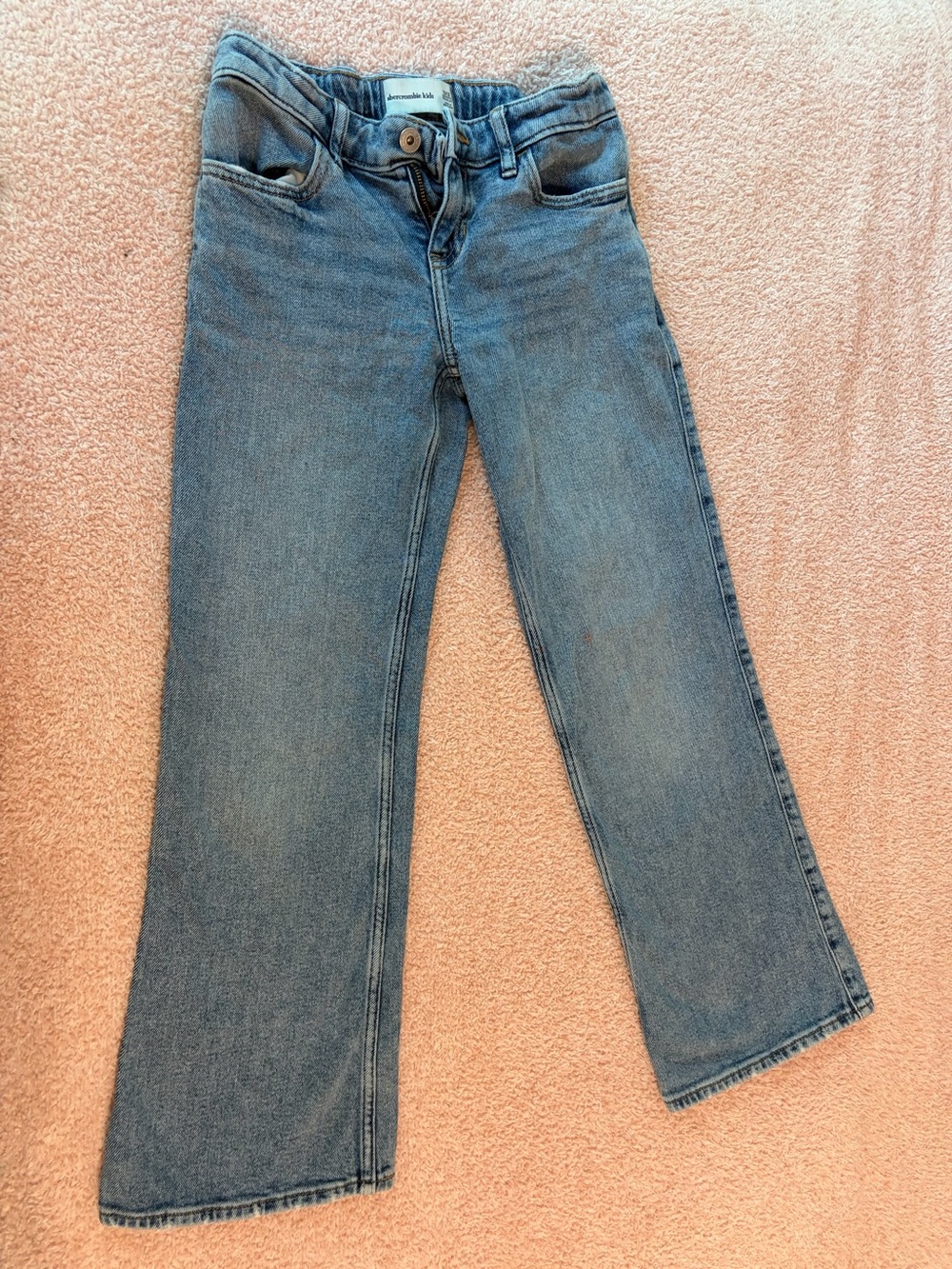 abercrombie kids light blue denim jeans